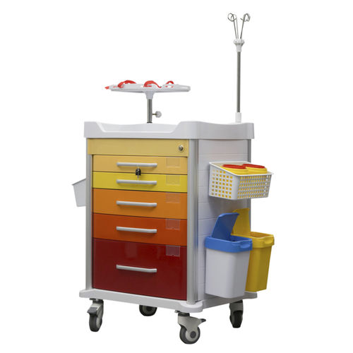 Carrinho hospitalar - AG-P3  - Jiangsu Aegean Technology - para medicamentos / elevatório / de acondicionamento
