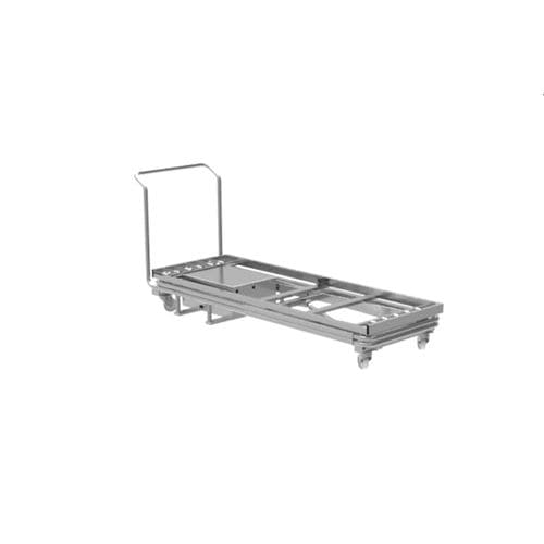 Carro-maca de transferência - HSY - BNT - para cadáver / hidráulico / em inox