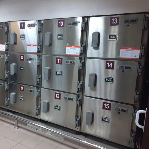 Câmara mortuária 12 corpos - DP123 - BNT - com abertura frontal / móvel / refrigerada