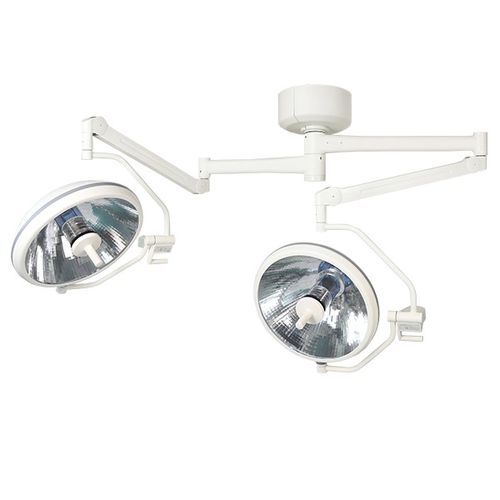 Foco cirúrgico de teto - DD620620 - Shanghai Wanyu Medical Equipment - halógeno / veterinário / 2 braços