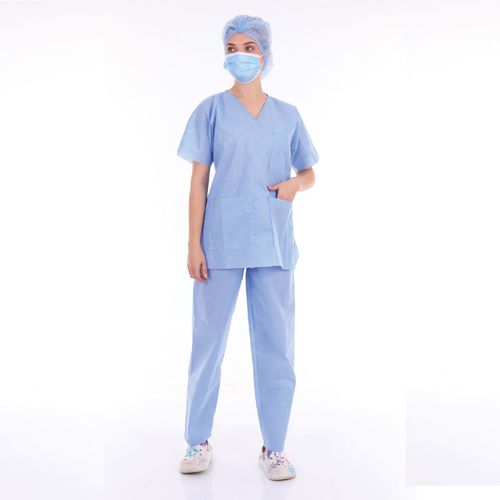 Pijama hospitalar unissexo - SUBMED - azul
