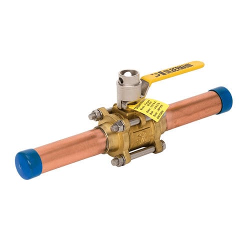 Válvula para gases medicinais - 272702 series - Silbermann Technologies - em aço inoxidável / em latão / linear