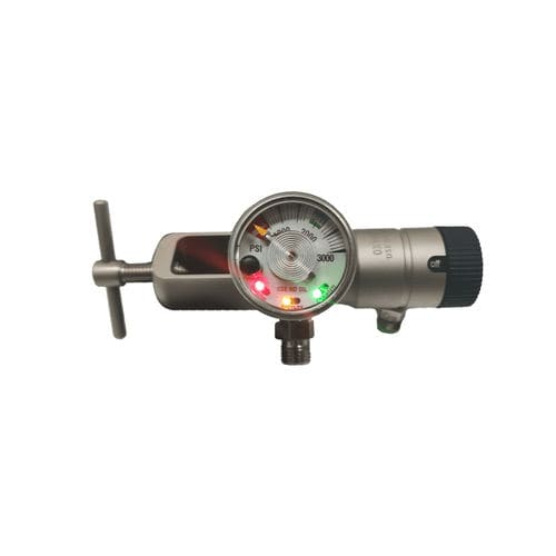 Regulador de pressão de oxigênio - Silbermann Technologies - para garrafas de oxigênio / médico-hospitalar / para tomadas de rede