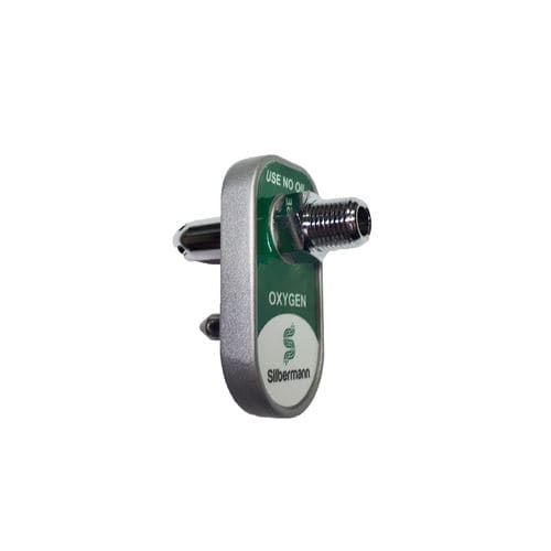 Adaptador para gases médicos - 31 series - Silbermann Technologies - macho / DIN / DISS