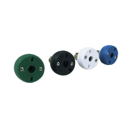 Ponto de consumo hexagonal - 30 series - Silbermann Technologies - para sistema de distribuição de gases medicinais / de gás / de ar