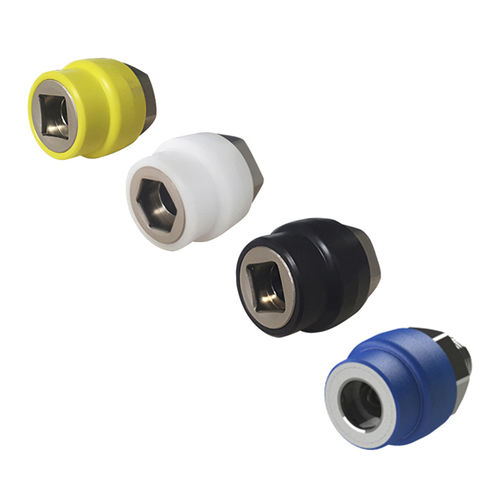Ponto de consumo DIN - 37760 series - Silbermann Technologies - de ar / de oxigênio / para gases medicinais