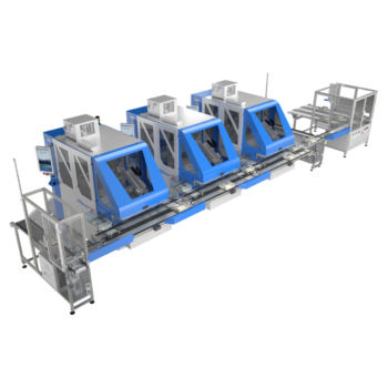 Transportador para laboratório - EZLine Dual - MEI System - para o setor médico / de piso