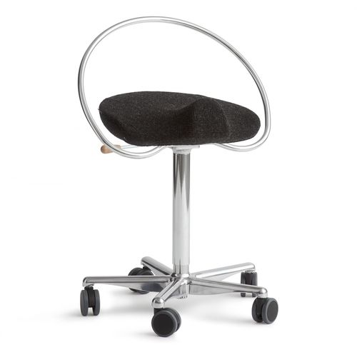 Mocho odontológico - InCharge Office - Dynamostol - com altura regulável / com rodízios / preto