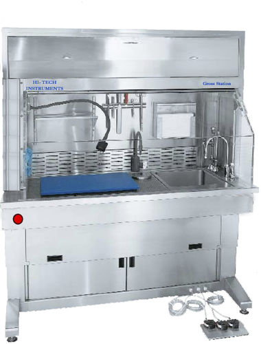 Estação de trabalho de laboratório para histopatologia - Hi Tech Instruments - de piso / com ventilação descendente