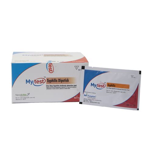 Kit de teste de sífilis - Mytest - Biofootprints Healthcare Pvt Ltd - IgA / de IgG / de imunoglobulinas M