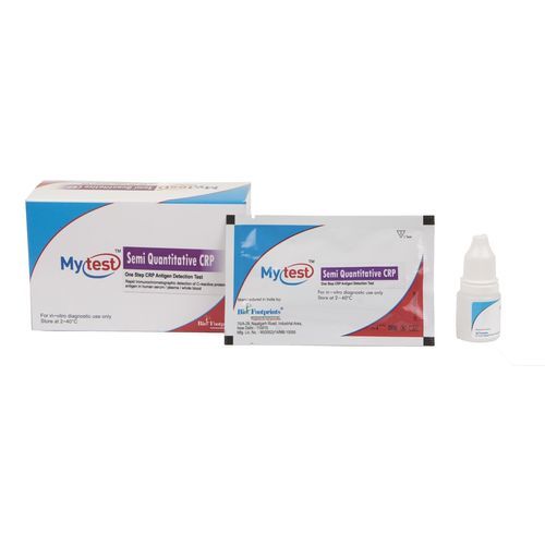 Kit de teste de CRP - Mytest - Biofootprints Healthcare Pvt Ltd - para doenças infecciosas / de antígeno / de sangue