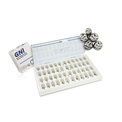 Coroa dentária em inox - Pedo - GNI Co.,Ltd - molar