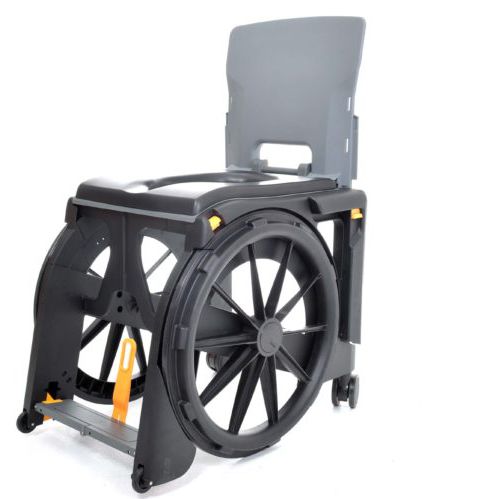 Cadeira de rodas passiva - WheelAble - Polymorit Ltd / Ardoo Caresafe Limited - para box de banheiro / dobrável / higiênica