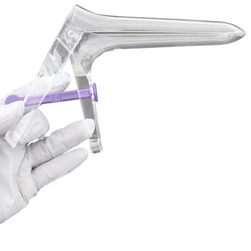 Espéculo vaginal - Invisio® Long - Meringer - de Cusco / descartável / transparente