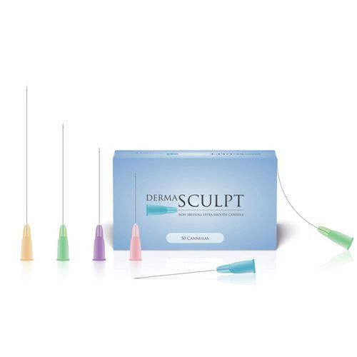 Microcânula de lipoenxertia - DermaSculpt® - Aesthetic Experts Labs - para injeção de material de preenchimento estético / para pacientes humanos