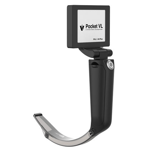 Video-laringoscópio com monitor de vídeo integrado - PVL-I-02 Plus  - Vimac - com lâmina