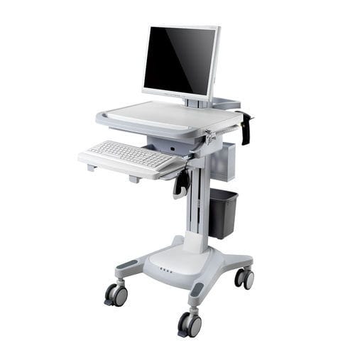Carrinho para computador médico-hospitalar - FG-H-08 - Fangge Medical - móvel / modular / com sistema de segurança