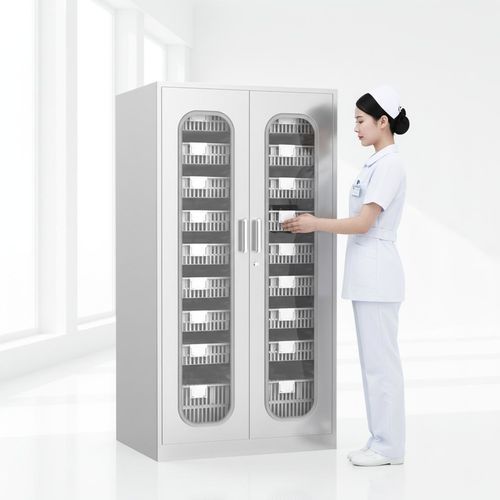 Armário para consumíveis - D06 - Fangge Medical - para sala de cirurgia / com porta / em aço inoxidável