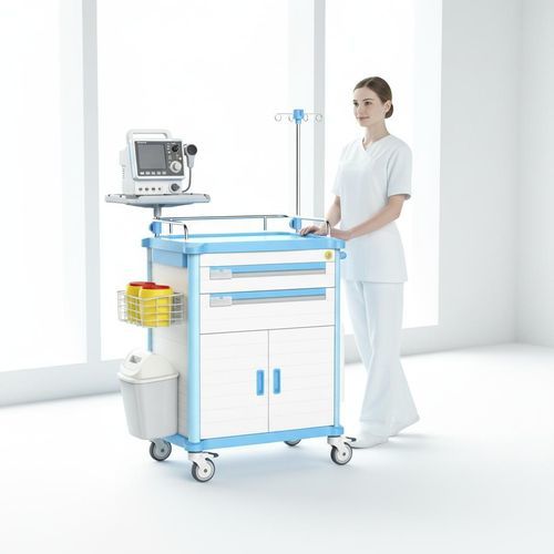 Carrinho para hospital - FG-A-06 - Fangge Medical - de emergência / para instrumental / para desfibrilador