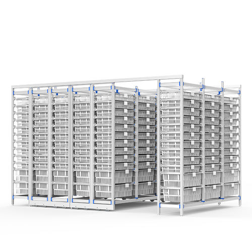 Estante modular - FG-P-6012F03/6  - Fangge Medical - para caixas / para cestos / em aço inoxidável