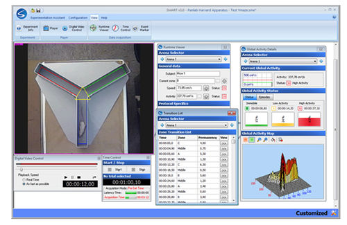 Software com sistema de acompanhamento - SMART 3.0 - Panlab - de análise de imagens / de gravação de vídeo / para estudos pré-clínicos