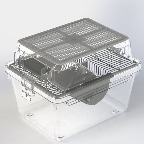 Jaula para experimentação animal para isolamento - 031200260 - UNO Life Science Solutions - para roedores / modular / em policarbonato