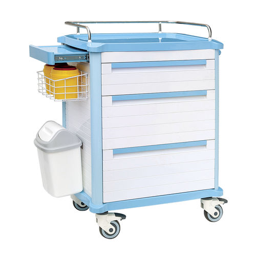 Carrinho hospitalar - HS-C-04 - Shandong HESOURCE Medical Equipment - para uso geral / para tratamentos / de serviço