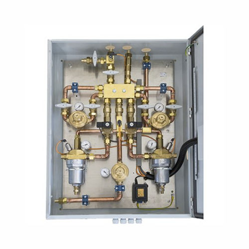 Unidade de distribuição de gases medicinais com garrafa de oxigênio - PM0138F - GLOOR MEDICAL - de alto fluxo / de parede / automática
