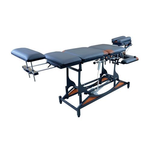 Maca de quiropraxia elétrica - GERORDA 1000 - Fizyomed - com encosto regulável / com apoio de cabeça / articulada em 4 seções
