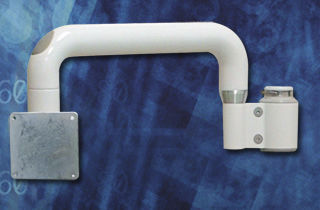 Braço de suporte para monitor de altura regulável - L-ARM-MNT	 - Lee Pin Enterprise - para tela / para uso médico / cirúrgico