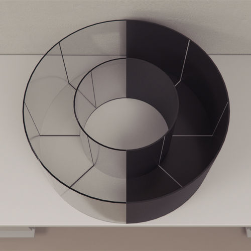Jaula para experimentação animal para teste de transição claro-escuro - Circular - MazeEngineers - para ratos / modular