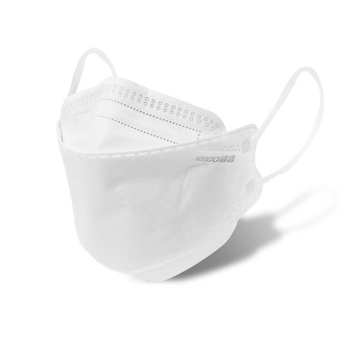 Máscara de proteção PFF2 - fish shape - WEGO Medical - KF94 / em tecido / com filtro