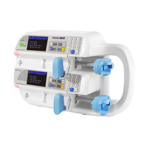 Bomba de seringa veterinária - WGS-1020 - WEGO Medical - para anestesia / para pesquisa / de 2 vias