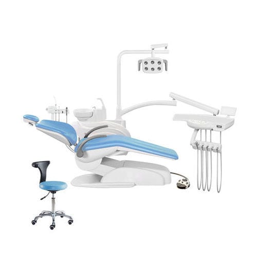 Conjunto odontológico com iluminação - WEGO Medical - com cadeira de acionamento elétrico / com equipo elevado