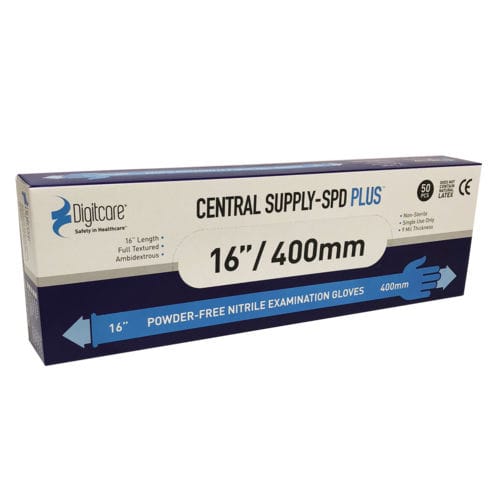 Luvas nitrílicas - Central Supply-SPD PLUS™ - Digitcare Corporation - hospitalar / sem pó / estéril