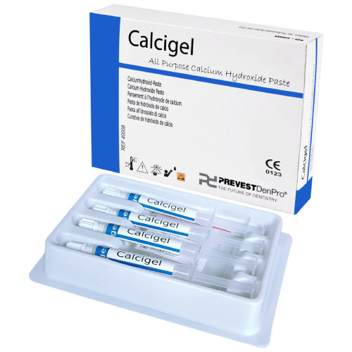 Material dentário de hidróxido de cálcio - Calcigel - PREVEST DENPRO LIMITED - para restauração dentária / endodôntico / sólido