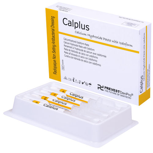 Material dentário de hidróxido de cálcio - Calplus - PREVEST DENPRO LIMITED - para restauração dentária / para obturação do canal radicular / radiopaco