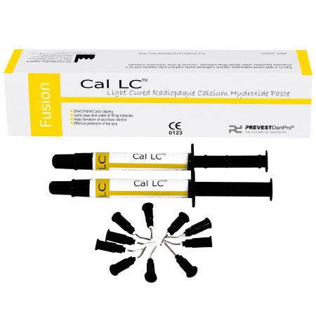 Material dentário de hidróxido de cálcio - CAL LC™ - PREVEST DENPRO LIMITED - para moldeira de impressão / fotopolimerizável / radiopaco