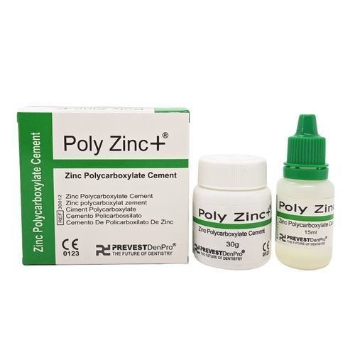 Cimento odontológico para restauração dentária - POLY ZINC + - PREVEST DENPRO LIMITED - para obturação do canal radicular / para bráquetes ortodônticos / para coroas dentárias