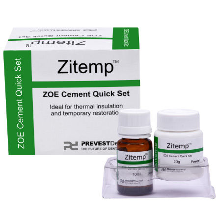 Cimento odontológico para pontes dentárias - ZITEMP - PREVEST DENPRO LIMITED - para coroas dentárias / para restauração dentária / líquido