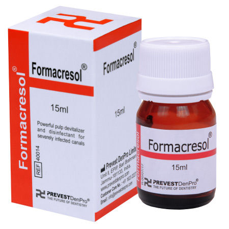 Material dentário em resina acrílica - Formacresol - PREVEST DENPRO LIMITED - para tratamentos do canal radicular / líquido
