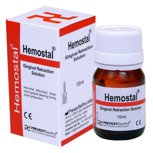 Material dentário em porcelana - Hemostal - PREVEST DENPRO LIMITED - de cloreto de alumínio / gengival / líquido