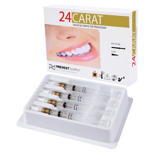 Material dentário de peróxido de carbamida - 24 CARAT - PREVEST DENPRO LIMITED - de clareamento dental / de gel / branco
