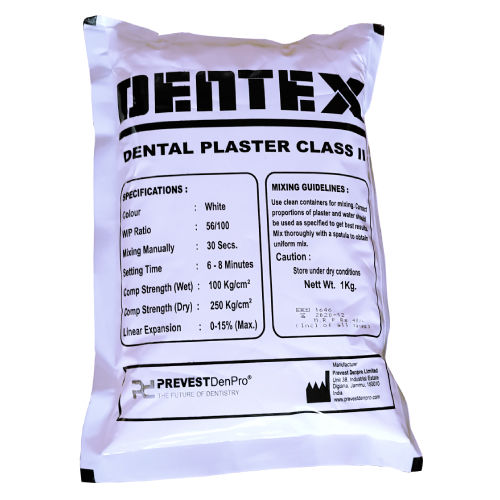 Material dentário de gesso - Dentex Type Ⅱ - PREVEST DENPRO LIMITED - para laboratório de prótese dentária / de fundição / para próteses dentárias