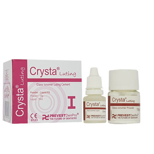 Cimento odontológico para pontes dentárias - Crysta® Luting - PREVEST DENPRO LIMITED - para coroas dentárias / para inlays dentários / para onlays dentários