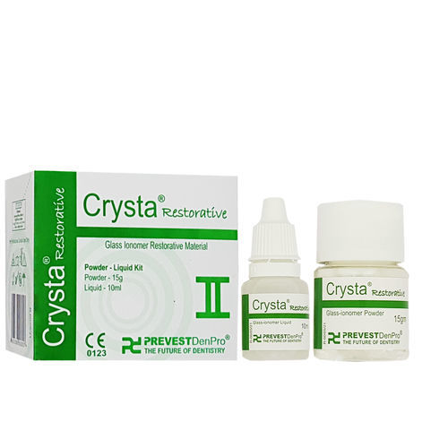 Cimento odontológico para restauração - Crysta® Restorative - PREVEST DENPRO LIMITED - de ionômero de vidro