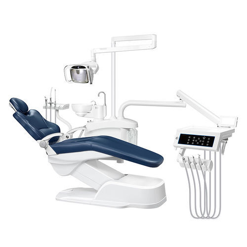 Conjunto odontológico com cadeira de acionamento elétrico - JG-580 - FOSHAN JINGLE MEDICAL EQUIPMENT CO., LTD - com apoio de cabeça regulável / com sistema de higienização / com mesa de equipo