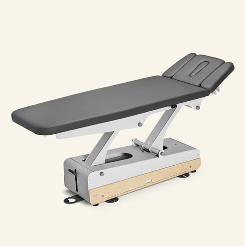 Mesa de massagem elétrica - Swop 4 - Naggura - com rodízios / com apoios de braços / com apoio de cabeça
