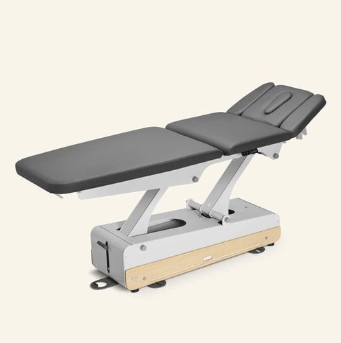 Mesa de massagem elétrica - Swop 5 - Naggura - com rodízios / com apoio de cabeça / articulada em 3 seções