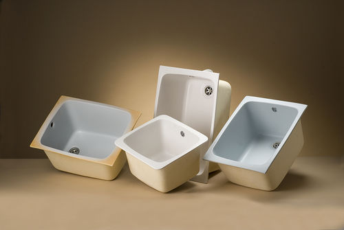Pia para laboratório - IPERGRES® LARGE - MONOLITE IPERGRES - médico-hospitalar / para zona de higiene / para necropsia